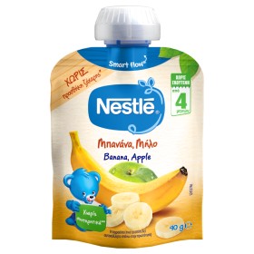 Nestle Banana & Apple Puree Φρουτοπουρές Μπανάνας & Μήλου 6m+ 90g