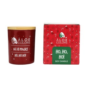 Aloe Colors Candle Ho Ho Ho Αρωματικό Κερί Σόγιας Άρωμα Μελομακάρονο 150g