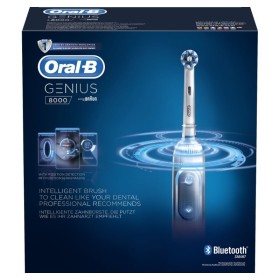 ORAL-B Genius 8000 White Επαναφορτιζόμενη Ηλεκτρική Οδοντόβουρτσα
