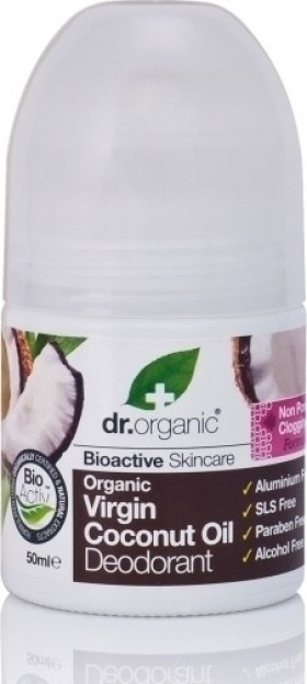 DR. ORGANIC Virgin Coconut Oil Deodorant Φυσικό Αποσμητικό 50ml