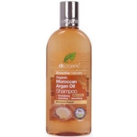 Dr.organic Moroccan Argan Oil Επανορθωτικό & Ενυδατικό Σαμπουάν Μαλλιών με Βιολογικό Έλαιο Αργκάν 265ml