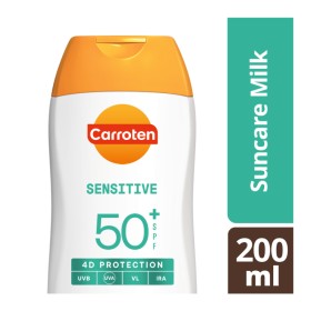 Carroten Sensitive Suncare Milk 4D Protection SPF50+ Αντηλιακό Γαλάκτωμα Σώματος 200ml