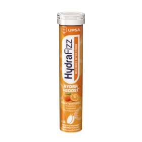 Upsa Hydrafizz Hydra + Boost Ηλεκτρολύτες για Αντιμετώπιση της Κόπωσης 16 Αναβράζοντα Δισκία Upsa Hydrafizz Hydra + Boost Ηλεκτρολύτες για Αντιμετώπιση της Κόπωσης 16 Αναβράζοντα Δισκία