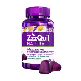 ZzzQuil NATURA Συμπλήρωμα Διατροφής με Μελατονίνη 60 Ζελεδάκια