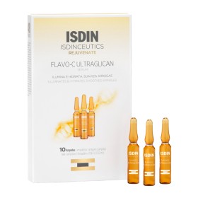 Isdin Flavo-C Ultraglican Αμπούλες Προσώπου Ένας Προηγμένος Συνδυασμός Αντιοξειδωτικών & Ενυδατικών Παραγόντων 10x2ml