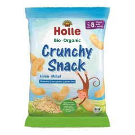 Holle Bio-Organic Crunchy Snack Παιδικό Σνακ με Κεχρί 8m+ 25g