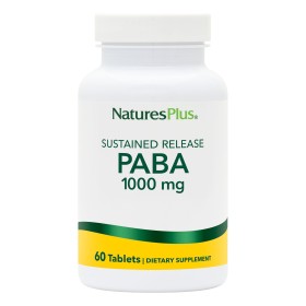 Natures Plus Paba 1000 Mg S/r Συμπλήρωμα κατά της Κούρασης 60 Ταμπλέτες Natures Plus Paba 1000 Mg S/r Συμπλήρωμα κατά της Κούρασης 60 Ταμπλέτες