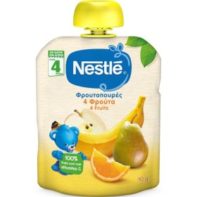 Nestle Φρουτοπουρές Naturnes 4 Φρούτα 6m+ 90g