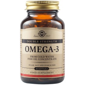 SOLGAR Omega-3 Double Strength 60 Μαλακές Κάψουλες