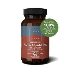 Terranova fermented Ashwagandha Fermanolide για την Διαχείριση του Άγχους 50 Κάψουλες Terranova fermented Ashwagandha Fermanolide για την Διαχείριση του Άγχους 50 Κάψουλες