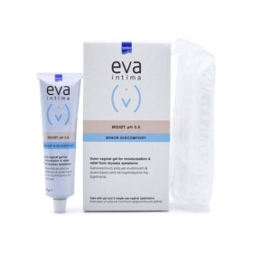 Intermed Eva Intima Moist Αιδοιοκολπική Γέλη για Ενυδάτωση & Ανακούφιση Από την Ξηρότητα 50g & 9 Κολπικοί Εφαρμοστές Intermed Eva Intima Moist Αιδοιοκολπική Γέλη για Ενυδάτωση & Ανακούφιση Από την Ξηρότητα 50g & 9 Κολπικοί Εφαρμοστές