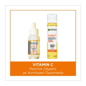 Garnier Promo Skinactive Vitamin C Glow Booster Ορός Προσώπου Λάμψης 30ml & Brightening Over Make Up Invisible UV Mist Spf50+ 75ml Garnier Promo Skinactive Vitamin C Glow Booster Ορός Προσώπου Λάμψης 30ml & Brightening Over Make Up Invisible UV Mist Spf50+ 75ml