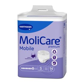 Hartmann MoliCare Premium Mobile Super Plus Εσώρουχο Ακράτειας Νύχτας Small (Περ: 60-90cm) 8 Σταγόνων 14 Τεμάχια Hartmann MoliCare Premium Mobile Super Plus Εσώρουχο Ακράτειας Νύχτας Small (Περ: 60-90cm) 8 Σταγόνων 14 Τεμάχια