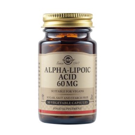 Solgar Alpha-Lipoic Acid 60mg για Ενίσχυση του Ανοσοποιητικού 30 Φυτικές Κάψουλες Solgar Alpha-Lipoic Acid 60mg για Ενίσχυση του Ανοσοποιητικού 30 Φυτικές Κάψουλες