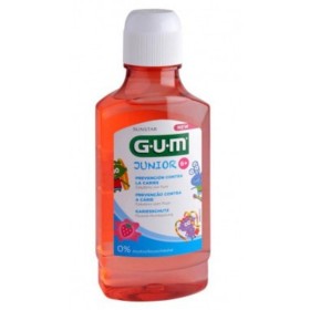 Gum Junior 6+ Στοματικό Διάλυμα με Γεύση Φράουλα 300ml
