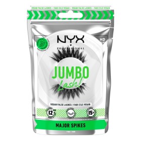 NYX  PROFESSIONAL MAKE UP Jumbo Lash! Vegan False Lashes Βλεφαρίδες Major Spikes 09 Μαύρο 1 Τεμάχιο