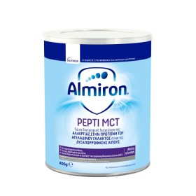 Almiron Pepti Mct Γάλα για Βρέφη με Διαγνωσμένη Αλλεργία Στην Πρωτεΐνη του Αγελαδινού Γάλακτος Ή και της Δυσαπορρόφησης Λίπους 400g Almiron Pepti Mct Γάλα για Βρέφη με Διαγνωσμένη Αλλεργία Στην Πρωτεΐνη του Αγελαδινού Γάλακτος Ή και της Δυσαπορρόφησης Λίπους 400g