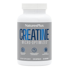 Natures Plus Creatine Monohydrate για Ενίσχυση της Απόδοσης & της Μυϊκής Δύναμης 120 Κάψουλες