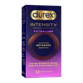 Durex Intensity Εξαιρετικά Λεπτά Προφυλακτικά με Extra Λιπαντικό 12 Tεμάχια Durex Intensity Εξαιρετικά Λεπτά Προφυλακτικά με Extra Λιπαντικό 12 Tεμάχια