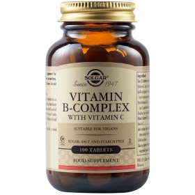SOLGAR Vitamin B -Complex with Vitamin C 100 Ταμπλέτες