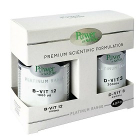 POWER OF NATURE Platinum Range Set B-VIT 12 1000mg 60 Tablets & Gift D-Vit 3 2000iu 20 Tablets