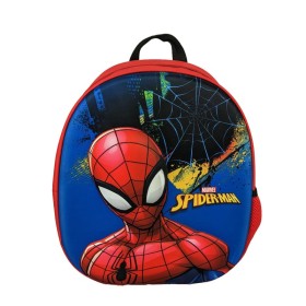 GIM Σχολική Τσάντα Νηπιαγωγείου Spiderman Black City 3D