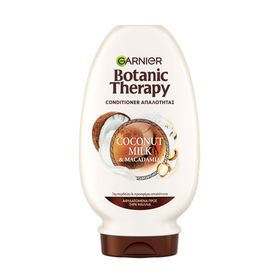 Garnier Botanic Therapy Coconut Milk & Macadamia Conditioner Μαλακτική Κρέμα Θρέψης για Αφυδατωμένα Προς Ξηρά Μαλλιά 200ml