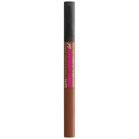 Nyx Professional Make Up Zero To Brow Longwear Gel Φρυδιών Auburn Διπλό Απλικατέρ Φρυδιών 2ml