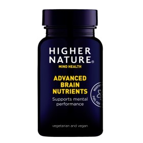 Higher Nature Brain Nutrients Συμπλήρωμα για Ενίσχυση της Μνήμης 90 Tαμπλέτες Higher Nature Brain Nutrients Συμπλήρωμα για Ενίσχυση της Μνήμης 90 Tαμπλέτες