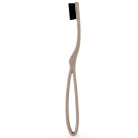 Intermed Eco Ergonomic Toothbrush With Rice Husk Medium Οδοντόβουρτσα Μέτρια σε Χρώμα Φλοιό Ρυζιού Μπέζ 1 Τεμάχιο