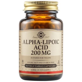 SOLGAR Alpha A-Lipoic Acid 200mg 50 Φυτικές Κάψουλες