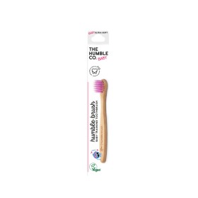 The Humble Co Humble Brush Bamboo Baby Toothbrush Ultra Soft Βρεφική Οδοντόβουρτσα Ροζ 1 Τεμάχιο