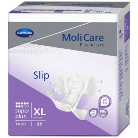 Hartmann Molicare Premium Super Plus Slip Πάνες Ακράτειας Νύχτας 150-175cm 14τμχ