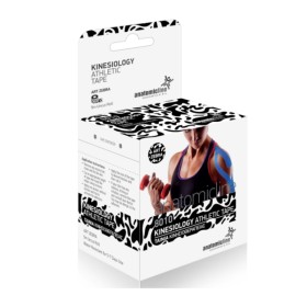 Anatomic Line Kinesiology Tape Επίδεσμος Κινησιοθεραπείας Art Zebra 5cmx5m Anatomic Line Kinesiology Tape Επίδεσμος Κινησιοθεραπείας Art Zebra 5cmx5m