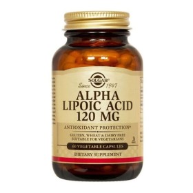 Solgar Alpha Lipoic Acid 120mg 60 Φυτικές Κάψουλες