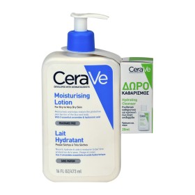 CERAVE Promo Moisturizing Lotion Ενυδατικό Γαλάκτωμα Σώματος 473ml & Hydrating Cleanser 20ml