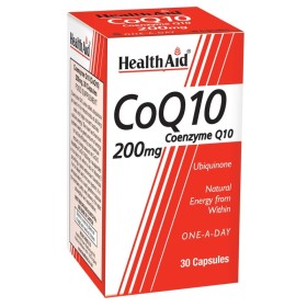 HEALTH AID CoQ10 200mg με Συνένζυμο Q10 με Αντιοξειδωτικές Ιδιότητες 30 Κάψουλες