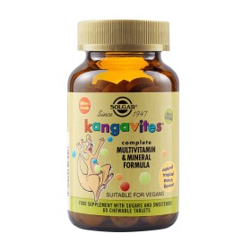 Solgar Kangavites Complete Multivitamin & Mineral Formula Tropical Παιδική Πολυβιταμίνη 60 Δισκία Solgar Kangavites Complete Multivitamin & Mineral Formula Tropical Παιδική Πολυβιταμίνη 60 Δισκία