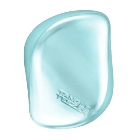 Tangle Teezer Compact Styler Teal Matte Chrome Βούρτσα Μαλλιών για Ξεμπέρδεμα σε Μικρό Μέγεθος 1 Τεμάχιο