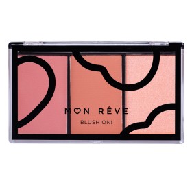 Mon Reve Blush On! Trio Palette Τριπλή Παλέτα Ρουζ No 02 Earthy 3x3.3g