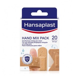 HANSAPLAST Hand Mix Pack Pad Pack with 5 Different Sizes 20 Pieces