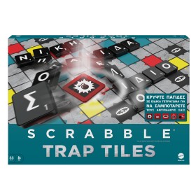 MATTEL Scrabble Trap Tiles Επιτραπέζιο Παιχνίδι για 2-4 Παίκτες 10+ Ετών