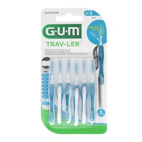 Gum Trav-Ler 1614 Interdental Brush Μεσοδόντια Βουρτσάκια 1,6mm 6 Τεμάχια