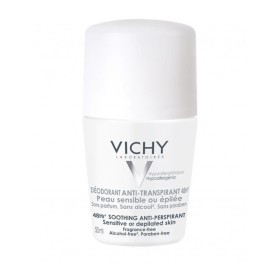 VICHY Deodorant Anti-Transpirant 48h Αποσμητικό Roll-On Για Ευαίσθητες Επιδερμίδες 50ml
