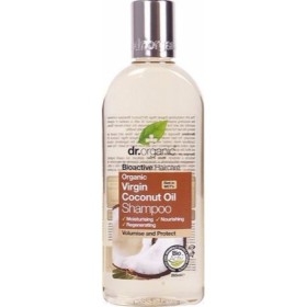 DR. ORGANIC Virgin Coconut Oil Σαμπουάν Μαλλιών με Βιολογικό Έλαιο Καρύδας 265ml