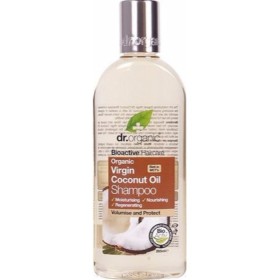 Dr.organic Virgin Coconut Oil Σαμπουάν Μαλλιών με Βιολογικό Έλαιο Καρύδας 265ml