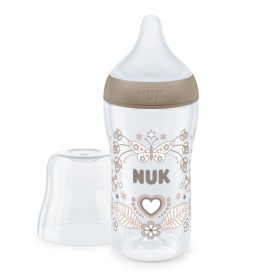 Nuk Perfect Match Μπιμπερό Πλαστικό 3m+ με Δείκτη Ελέγχου Θερμοκρασίας Καρδιά 260ml