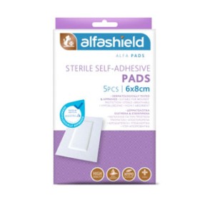 Alfashield Alfa-Pads Αποστειρωμένα Αυτοκόλλητα Επιθέματα 6x8cm 5 Τεμάχια Alfashield Alfa-Pads Αποστειρωμένα Αυτοκόλλητα Επιθέματα 6x8cm 5 Τεμάχια