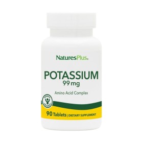 NATURES PLUS Potassium 99 mg για την Λειτουργία της Καρδιάς & των Πνευμόνων 90 Ταμπλέτες
