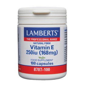 Lamberts E 250iu Natural συμπλήρωμα για το Δέρμα & το Αναπαραγωγικό Σύστημα 100 Κάψουλες Lamberts E 250iu Natural συμπλήρωμα για το Δέρμα & το Αναπαραγωγικό Σύστημα 100 Κάψουλες